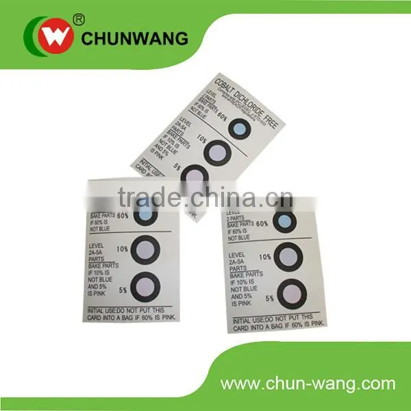 Best Selling Humidity Indicator Sheets for Packing Products