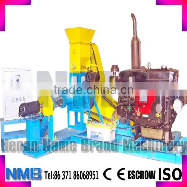 factory supply floating animal fish food feed pelleting making extruder machine
