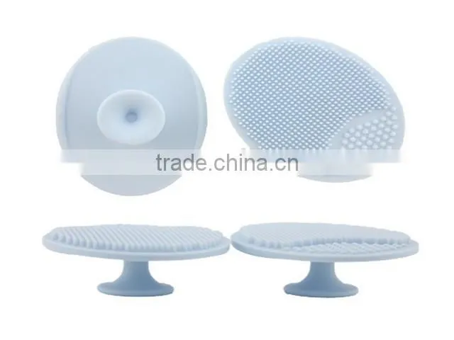 Fashion safe and soft silicone face exfoliate brush/silicone face washing brush/silicone mascara brush