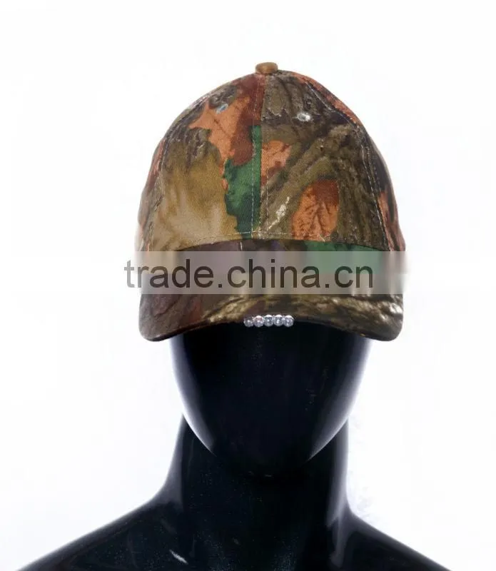 Factory direct sale low price popular color camouflage fishing hat with top quality