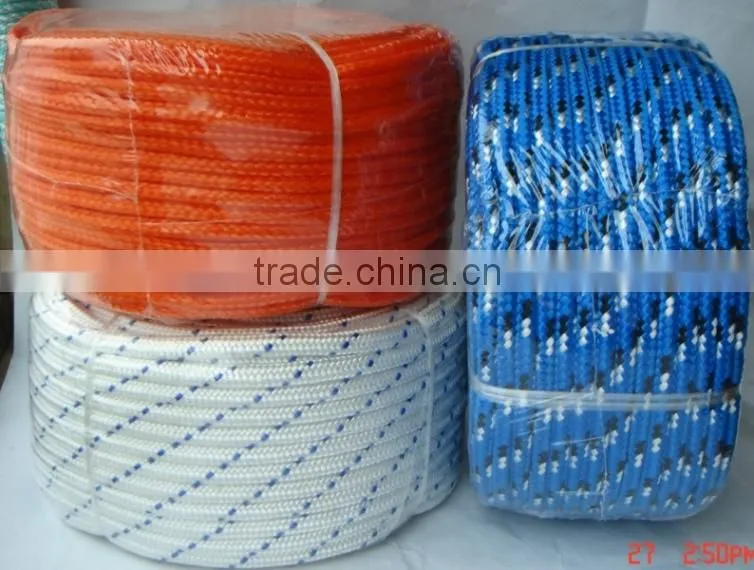 cheap price 40mm diamond braided rope pp rope for sale