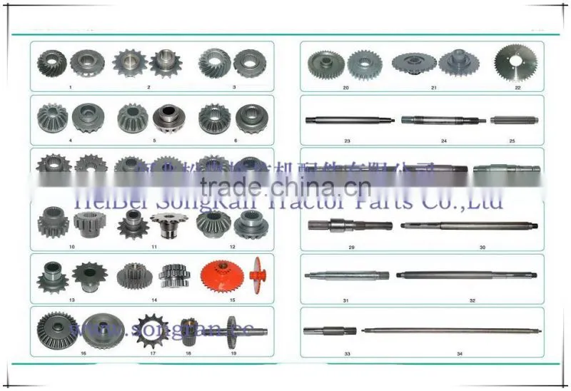 Chinese products MTZ Belarus tractor parts Gear set OEM:50-2403014