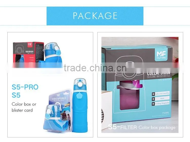 2017 NEW Sports Water Bottles Can Printing Logo BPA FREE Water Bottle