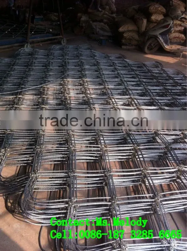 SNS Wire Rope Mesh,Stainless steel cable mesh Factory