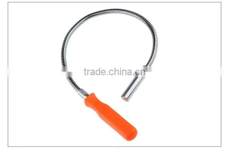 Convenient easy application flexible magnetic pick-up tool