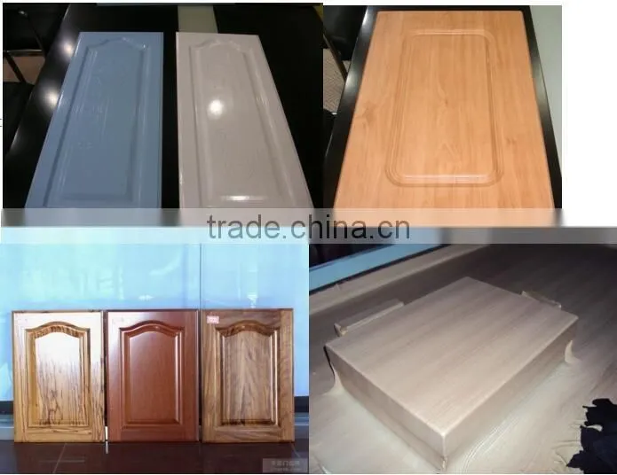 Autoamtic pvc door vacuum membrane press machine