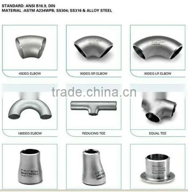Stainless Steel Pipe Fitting/90 degree Elbow