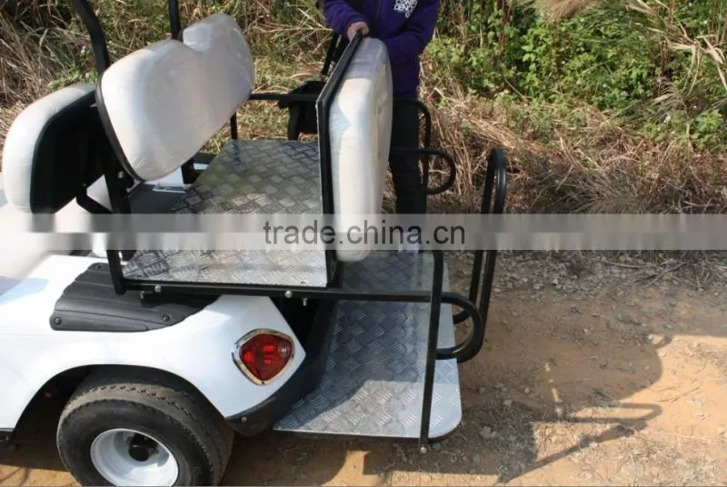 4 seats smart battery powered mini electric club car golf cart