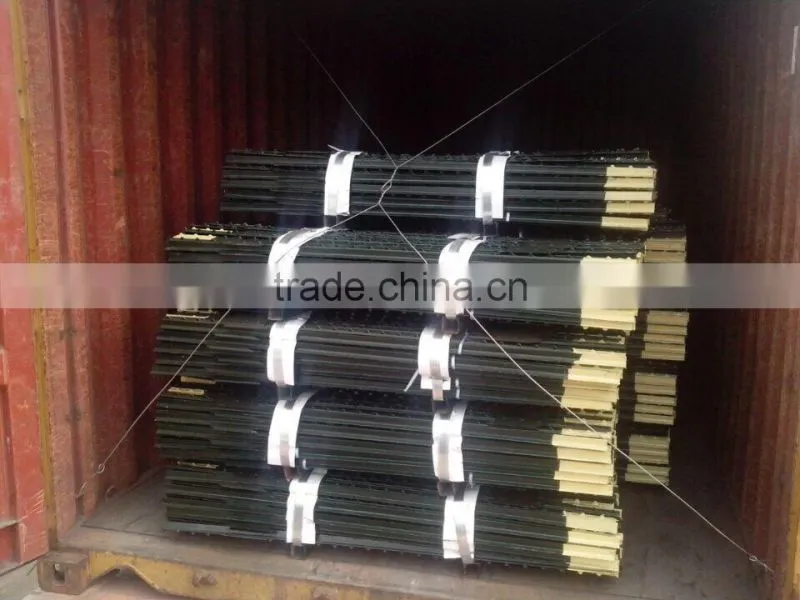 Hot dipped Galvanized Steel Fence T Post Exported To US