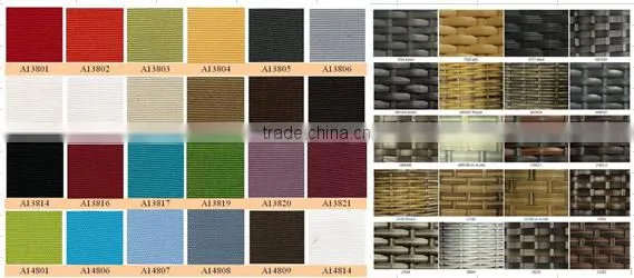 C - CF789 aluminum synthetic wicker furniture special design table and chairs