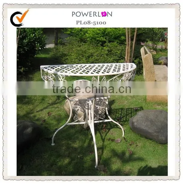 Antique Metal Corner Half Round Table In Uk