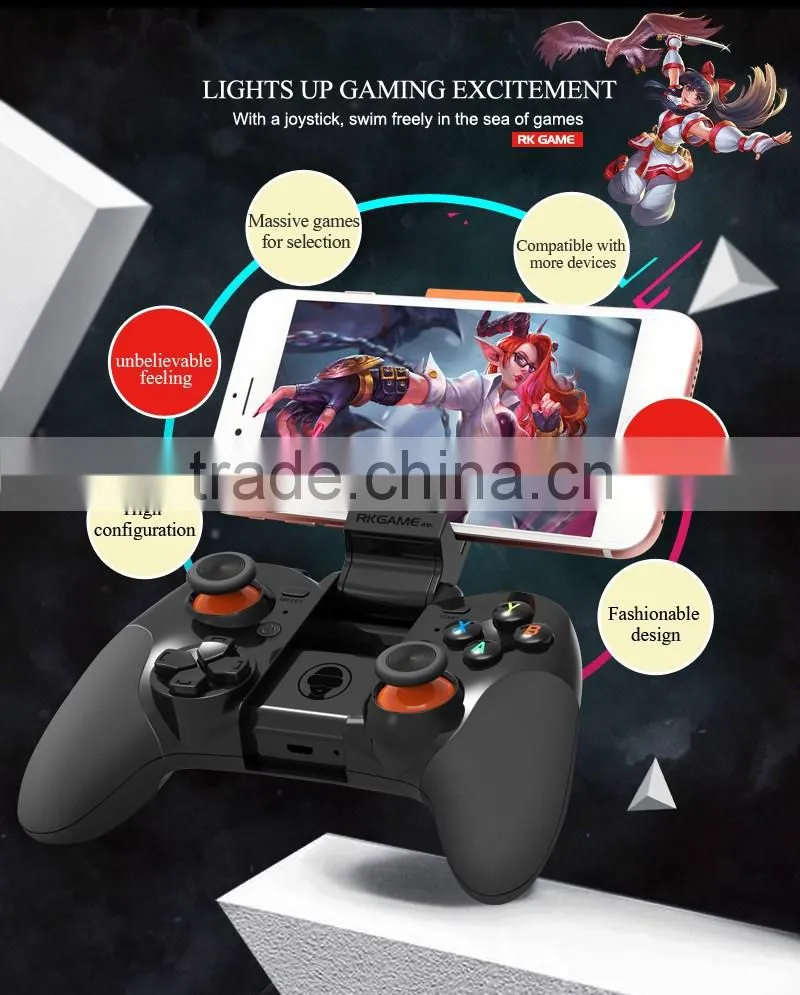 2017 hot lcose Bluetooth Hi-tech Smart Wireless Video Game Controller /Joystick/Gamepad Android & Smart TV