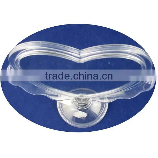 Nice design heart shape display standing mirror