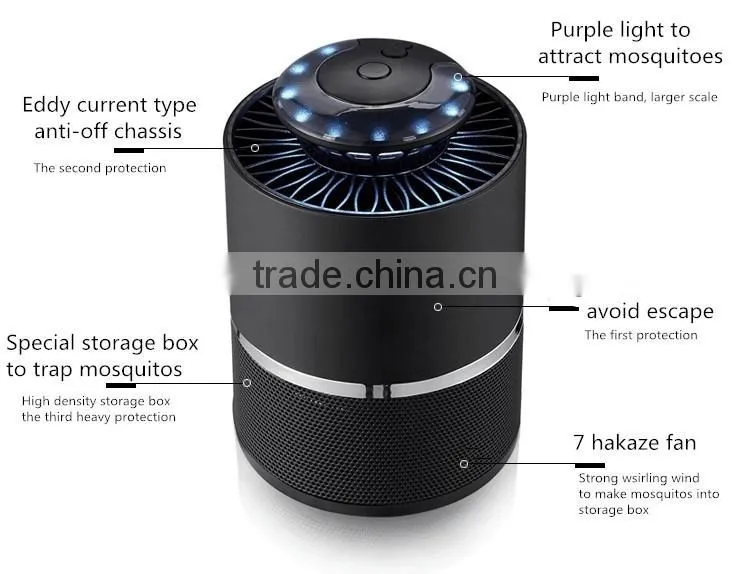 New Arrival Photocatalyst mosquito mosquito repellent lamp Silent None radiation Ionizers mosquito repellent lamp