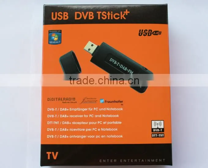 USB DVB-T & RTL-SDR Receiver, RTL2832U & R820T Tuner, MCX Input DVB-T