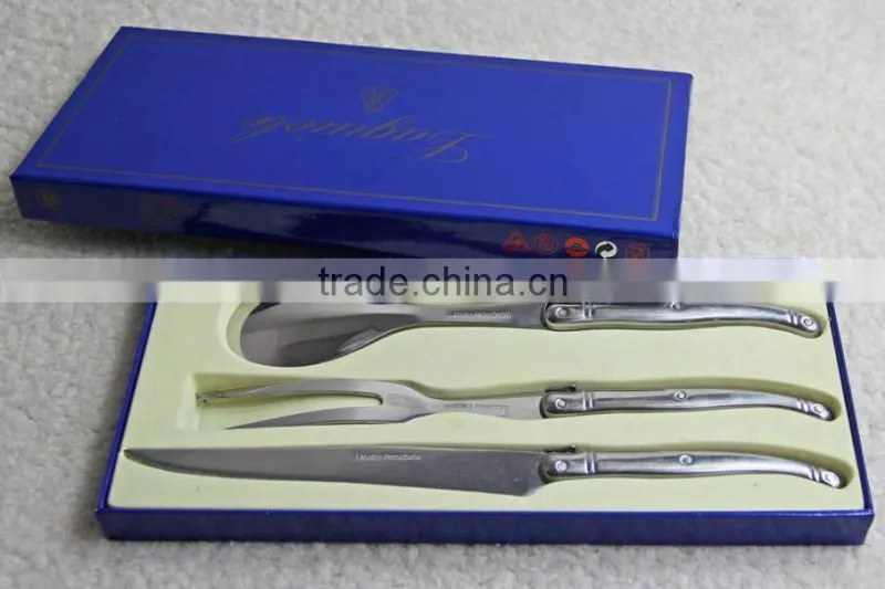 stock lots stainless steel Spoon and 3 pcs Tableware set Spoon fork knife tableware closeout