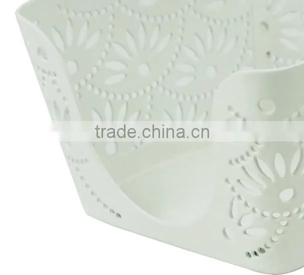 Arc-shaped Metal Punched Desktop Note Paper Holder