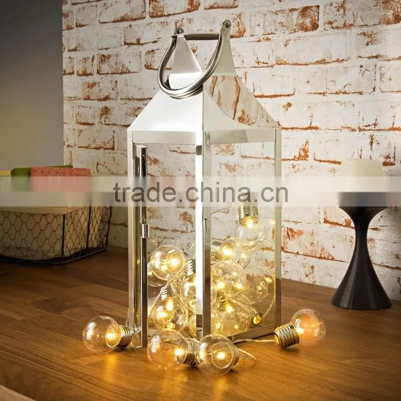 lantern with bulb string light home decoration light