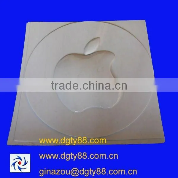 vacuum forming thick plastic chinese knot type light cover