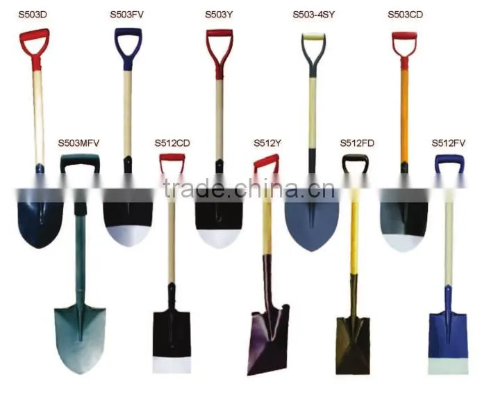 Sharp Point Steel Handle Shovel for Agriculture