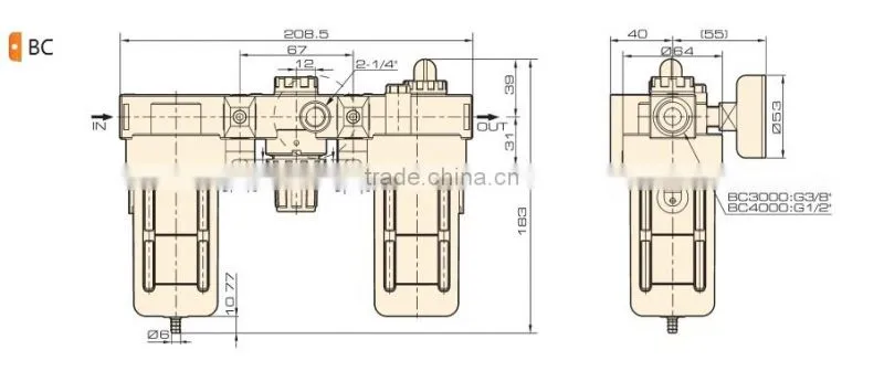 AC BC series Filter with high quality