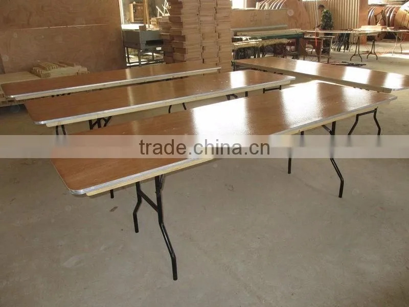 used folding tables Wooden 8ft Folding Table 6 foot folding table