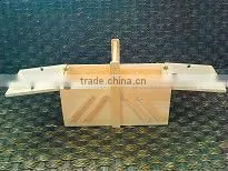 Folding wooden box