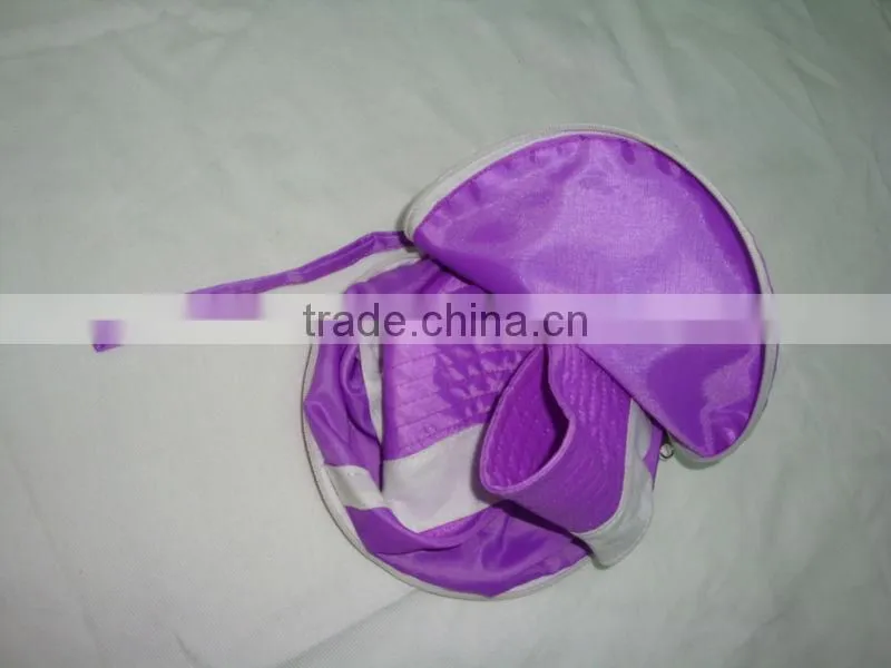 foldabel bucket hats with embossed logo