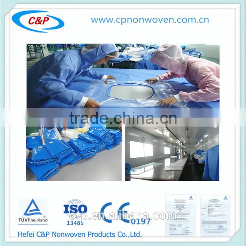 nonwoven disposable patient surgical gown (CE&ISO 13485 certificate)