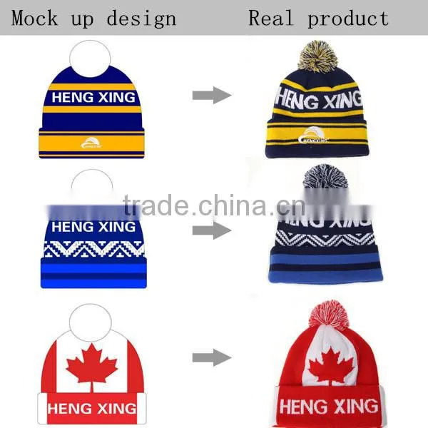 Wholesale Black Long Men Beanie With Custom Label