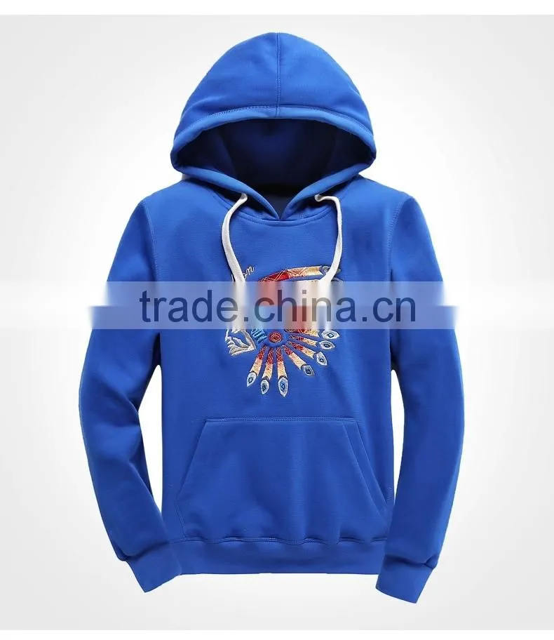 Cotton cheap men custom black zip pullover sweatshirt
