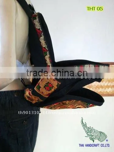 Embroidered HMONG HILL TRIBE Backpack School Bag Travel Bag Unisex Bag
