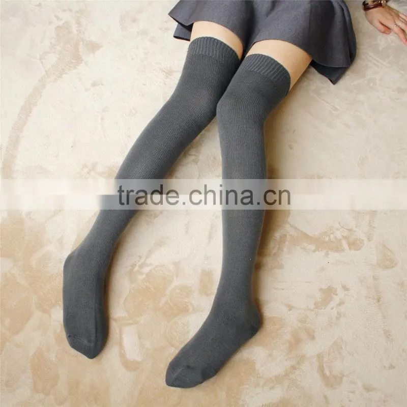 Sexy Women Girl Thigh High Stockings,8 Colors Cute Long Cotton Warm Over The Knee Socks,Fashion Knee High Socks