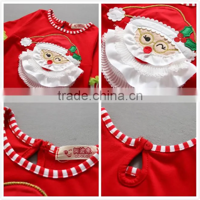 Santa Claus Stripe High Quality Christmas Children Outfit