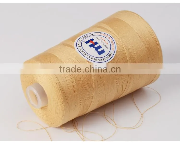 100% Cone Polyester Thread or Spun Polyester Sewing Thread