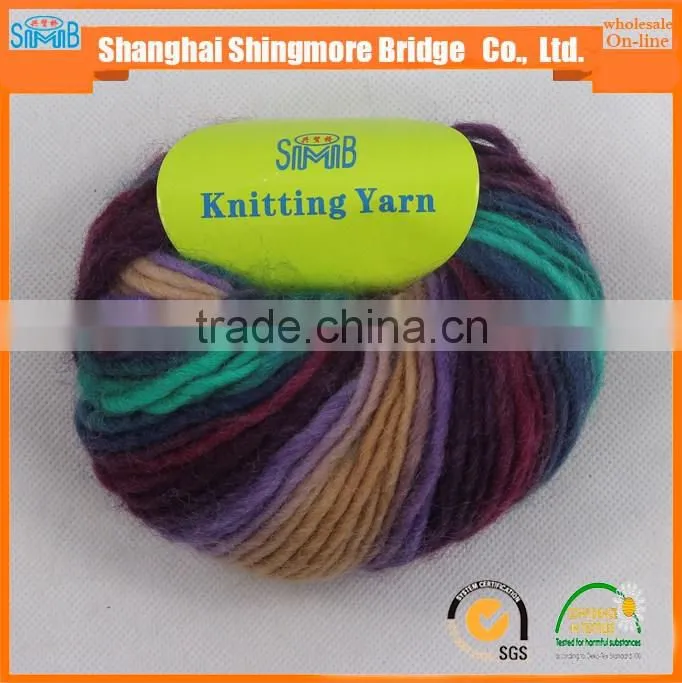 cheap wholesale oke tex quality 100 wool scarf yarn for hand knitting from china