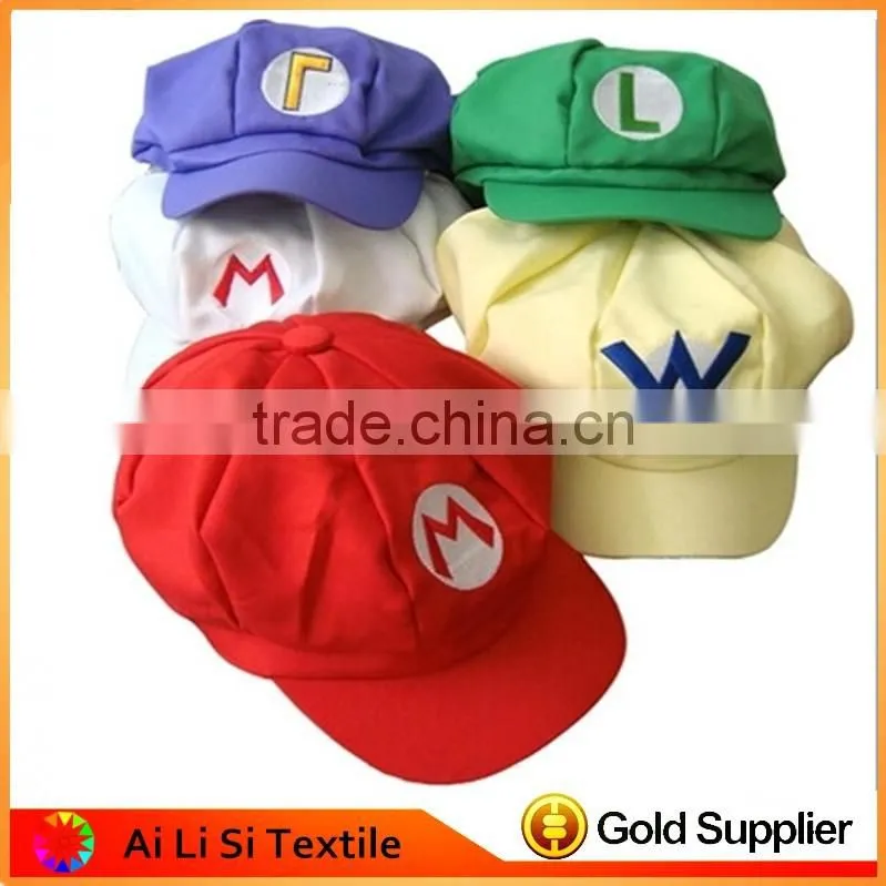 Unquie Design Super Mario Snapback, Cute Fashion Design Plain Color Mario Bros Hats, Caps