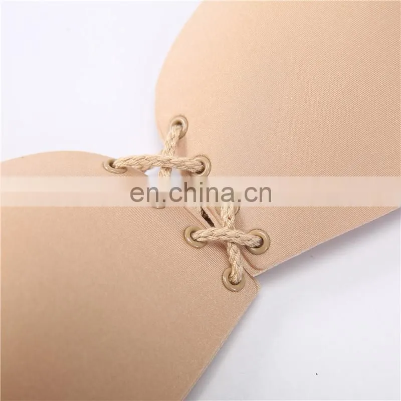 Seamless silicone women adhesive fly bra wholesale