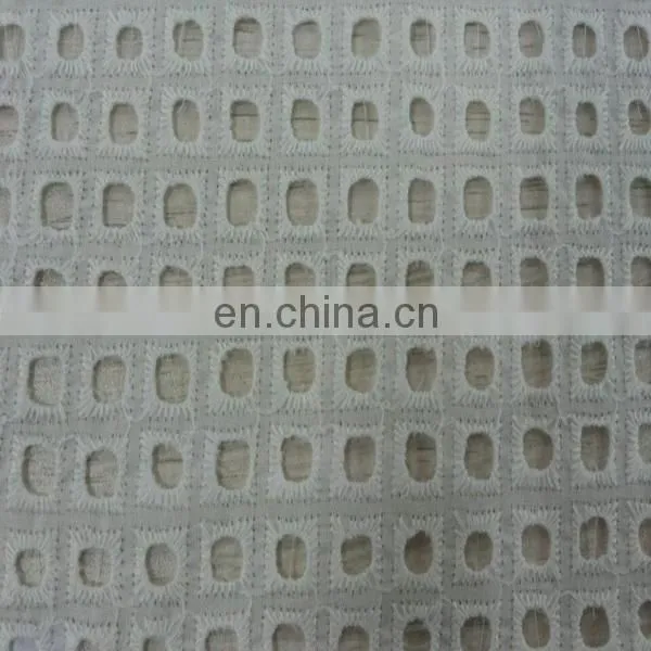 wholesale UK cotton eyelet embroidery fabric for summer dress