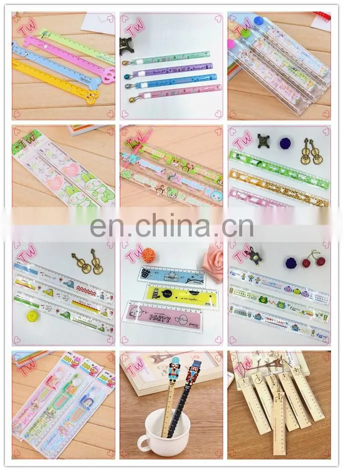 Latest popular korean kawaii stationery promotion High quality hot selling funny chili shaped wooden ruler for student