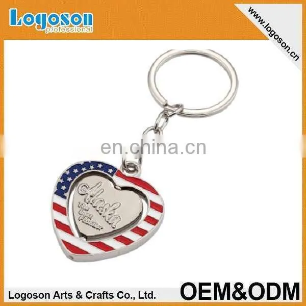 2015 novelty gift souvenir items custom design keychain compass souvenir