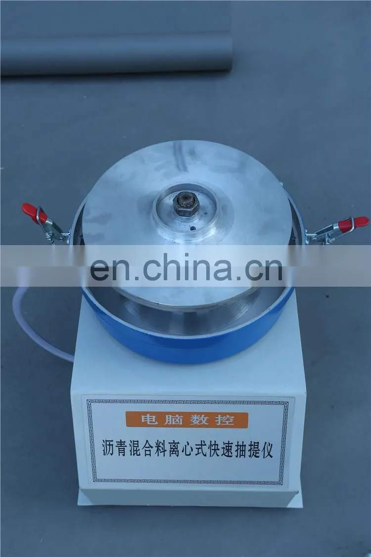 High Speed 3kg fast Asphalt Centrifuge Extractor asphalt Mixture Fast Extractor