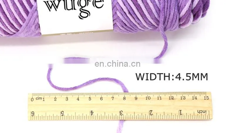 Big wholesale cheap price crochet yarn acrylic for hand knitting