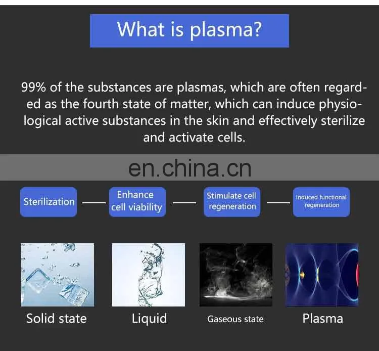 Home Use Cold Plasma Ozone Shower Pen for Acne Removal