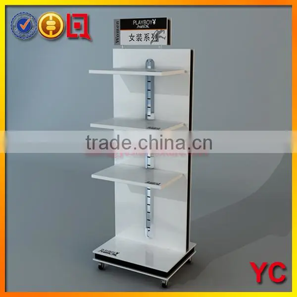 Unique designed shoe store display racks