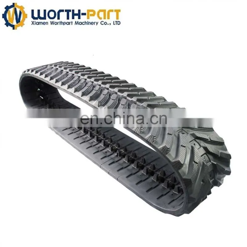High quality combine harvester rubber track snow scooter rubber track made in China