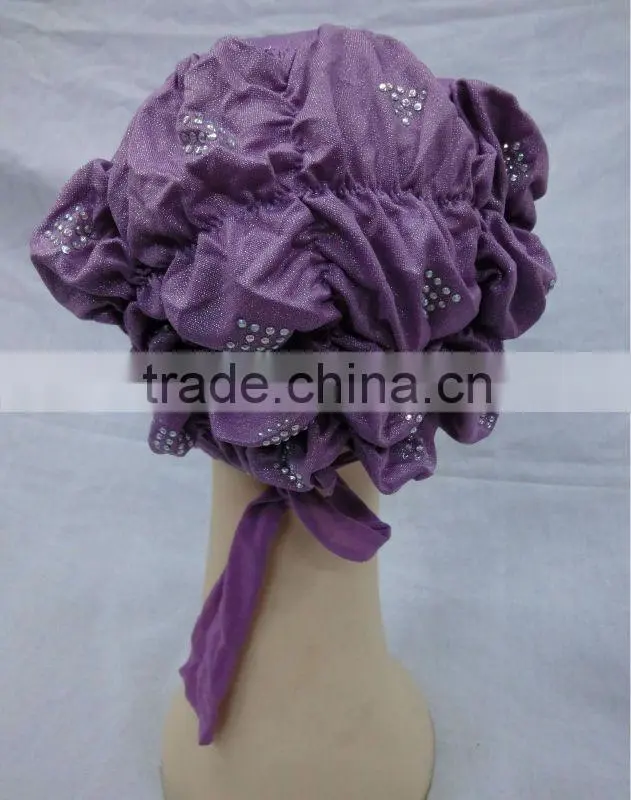 A473 latest fashion turban elastic islamic cap/MUSLIM HIJAB