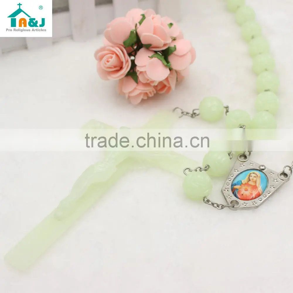 Alibaba Trade Assurance Supplier acrylic luminated rosary for wholesales
