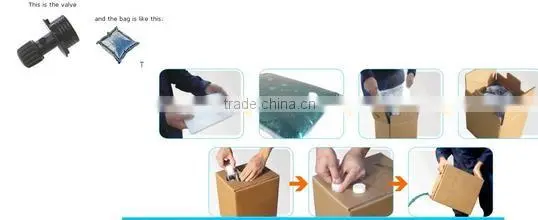 Hot sale wine plastic bag ,bag in box with spout and tap, liquid bag for packing up mang liquid cargo