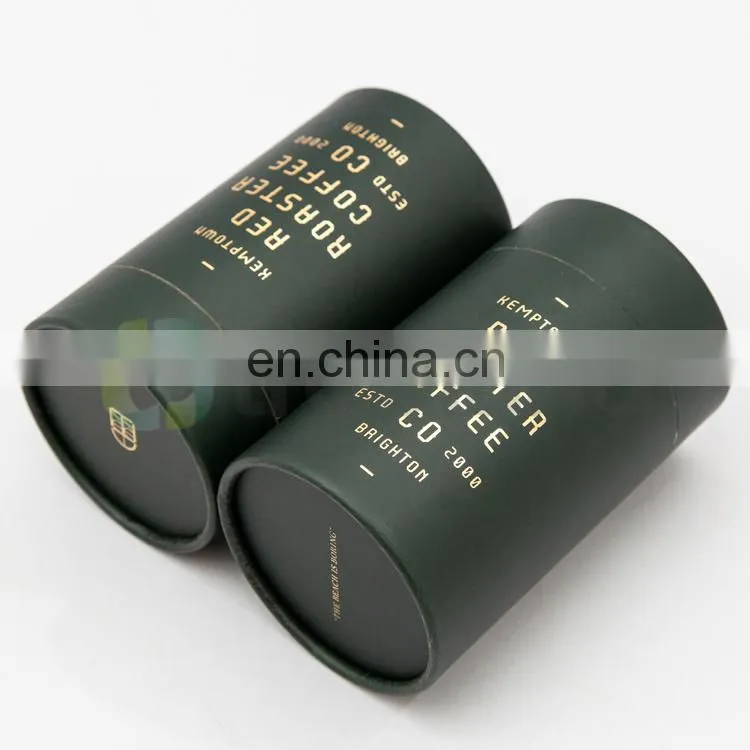 Fancy Coffee Packaging Custom Box Cylindrical Paper Box